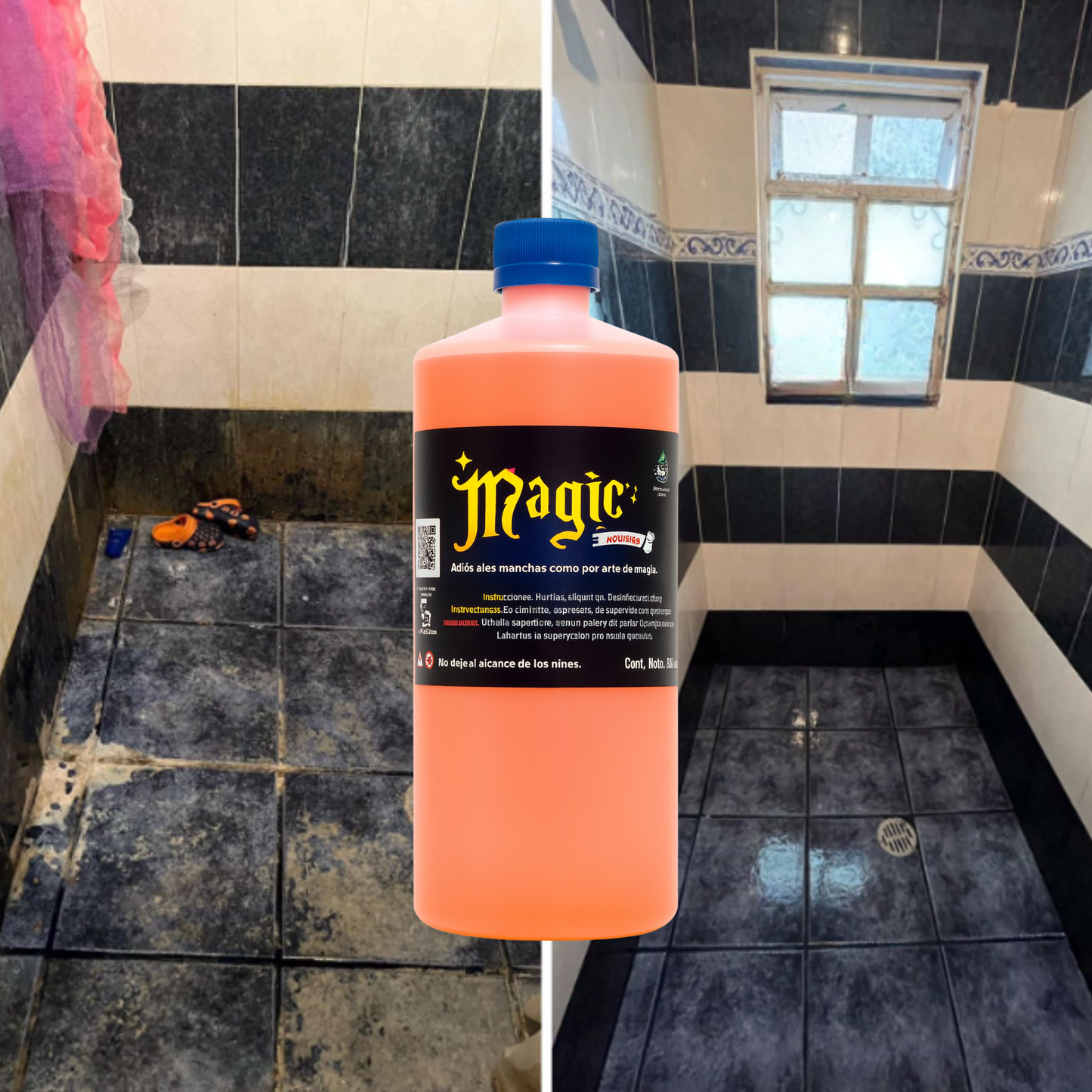 Magic Azulejos 1 Litro – Limpieza Profunda y Brillo Renovado